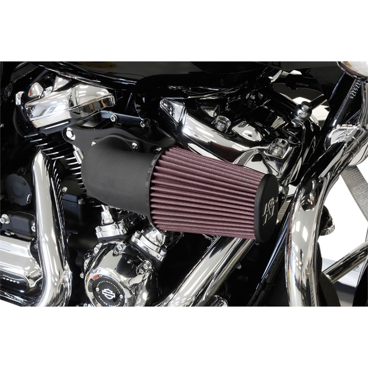 K & N Aircharger Intake System with Mandrel-Bent Aluminum Intake Tube Kit