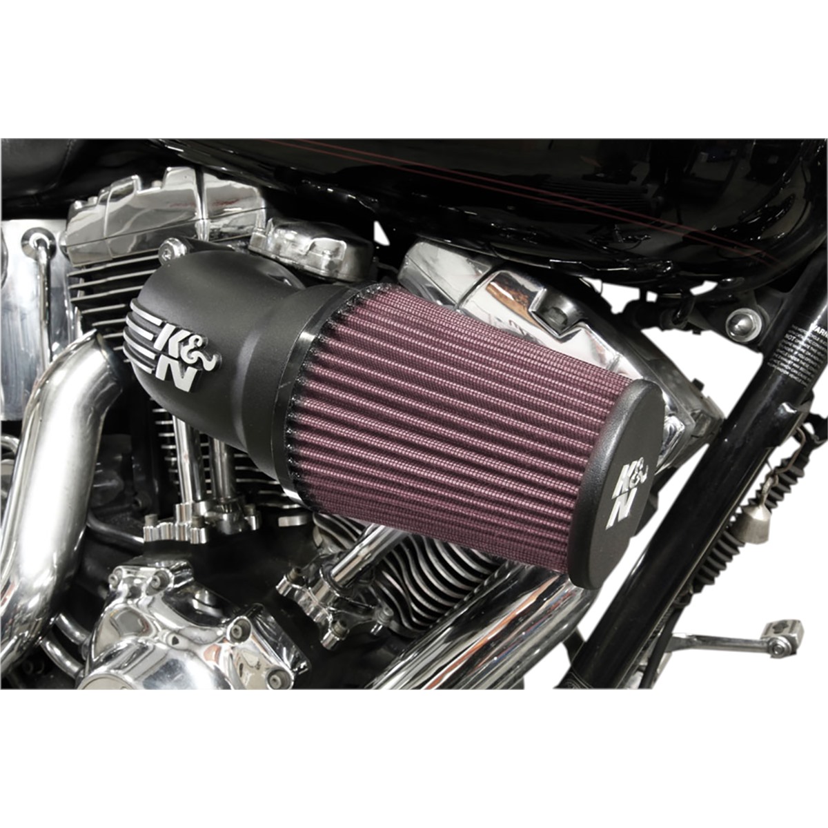 K & N Aircharger Intake System with Cast Aluminum Intake Tube