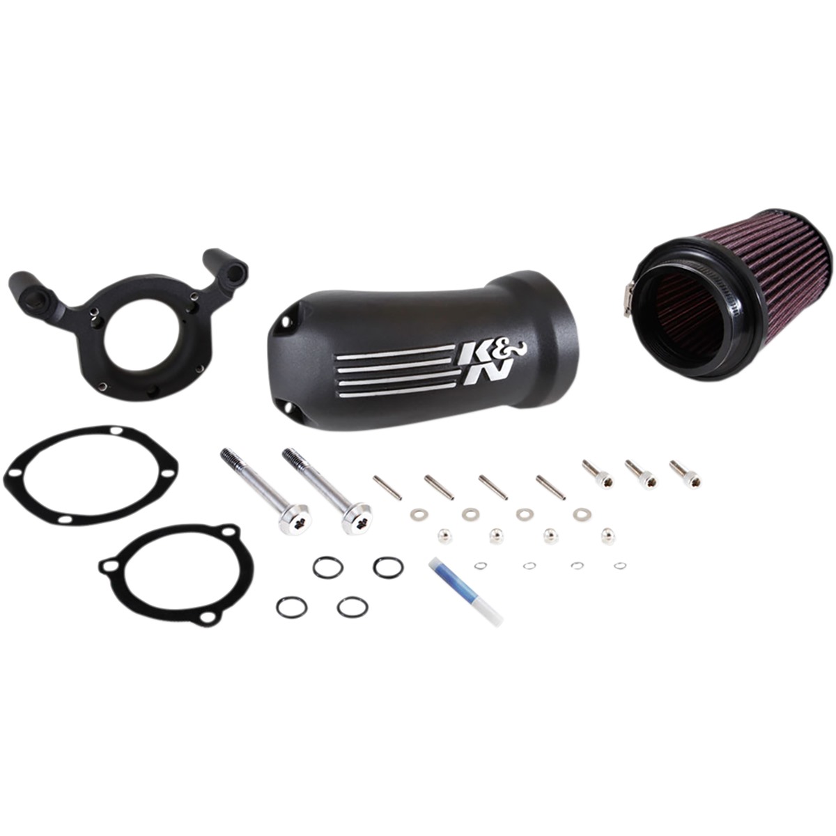 K & N Aircharger Intake System with Cast Aluminum Intake Tube