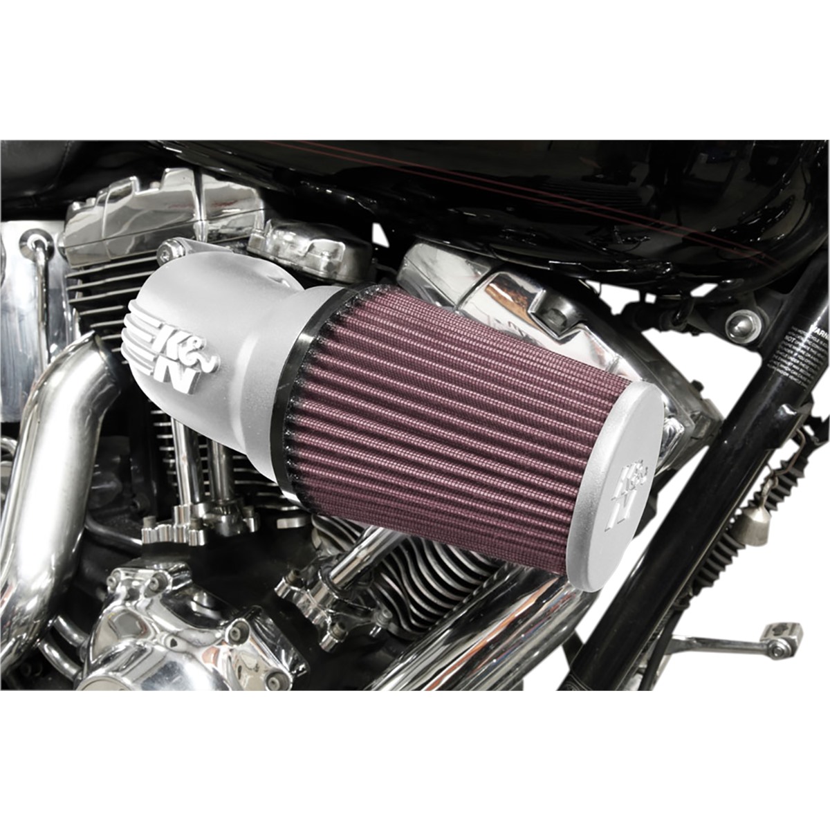 K & N Aircharger Intake System with Cast Aluminum Intake Tube