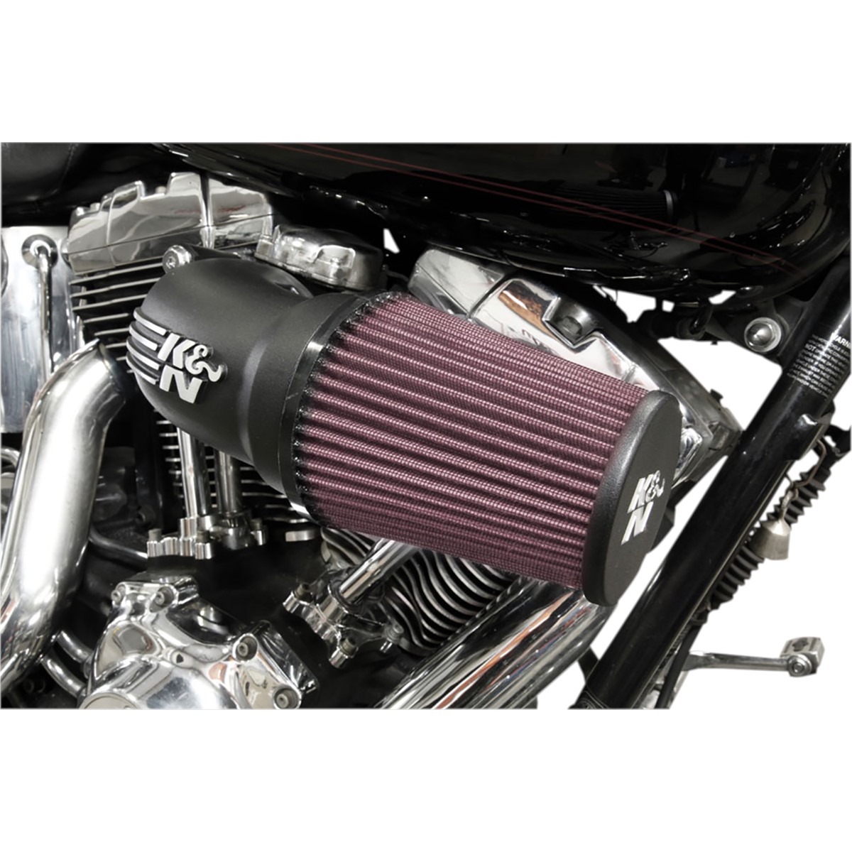 K & N Aircharger Intake System with Cast Aluminum Intake Tube