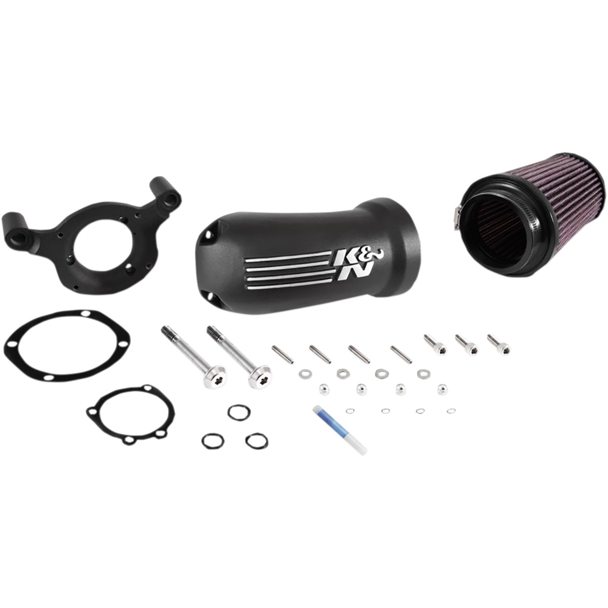 K & N Aircharger Intake System with Cast Aluminum Intake Tube