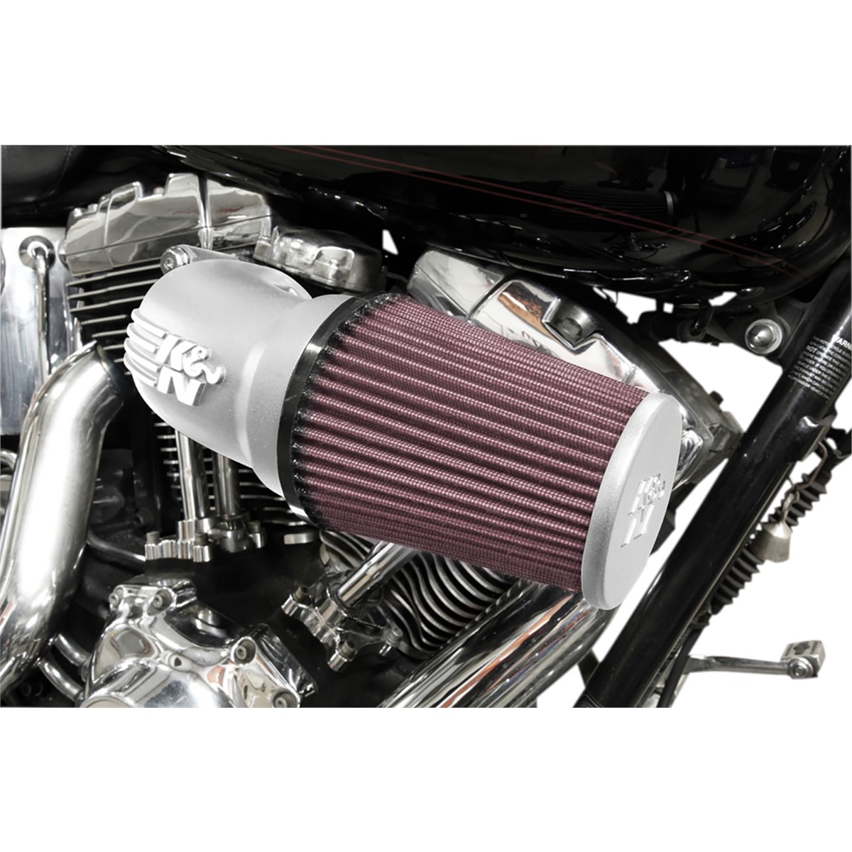 K & N Aircharger Intake System with Cast Aluminum Intake Tube