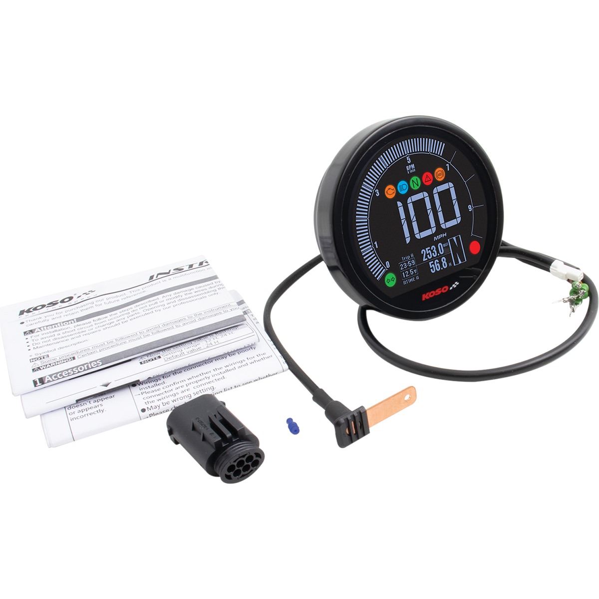 Koso North America Multifunction Meter