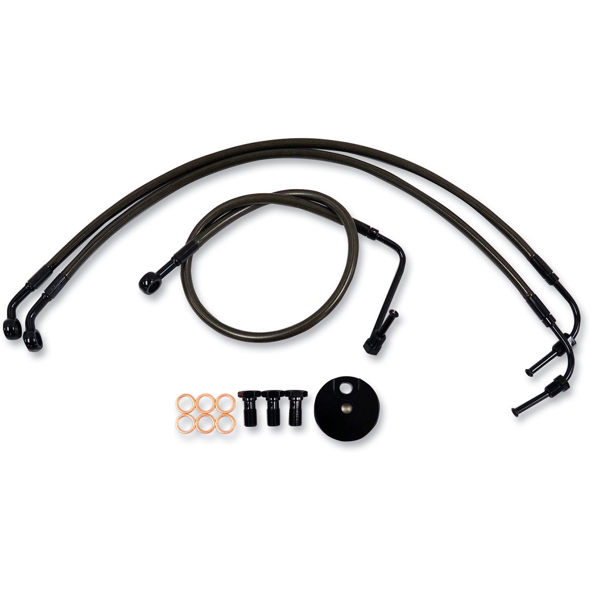 Midnight Braided Brake Line Kit