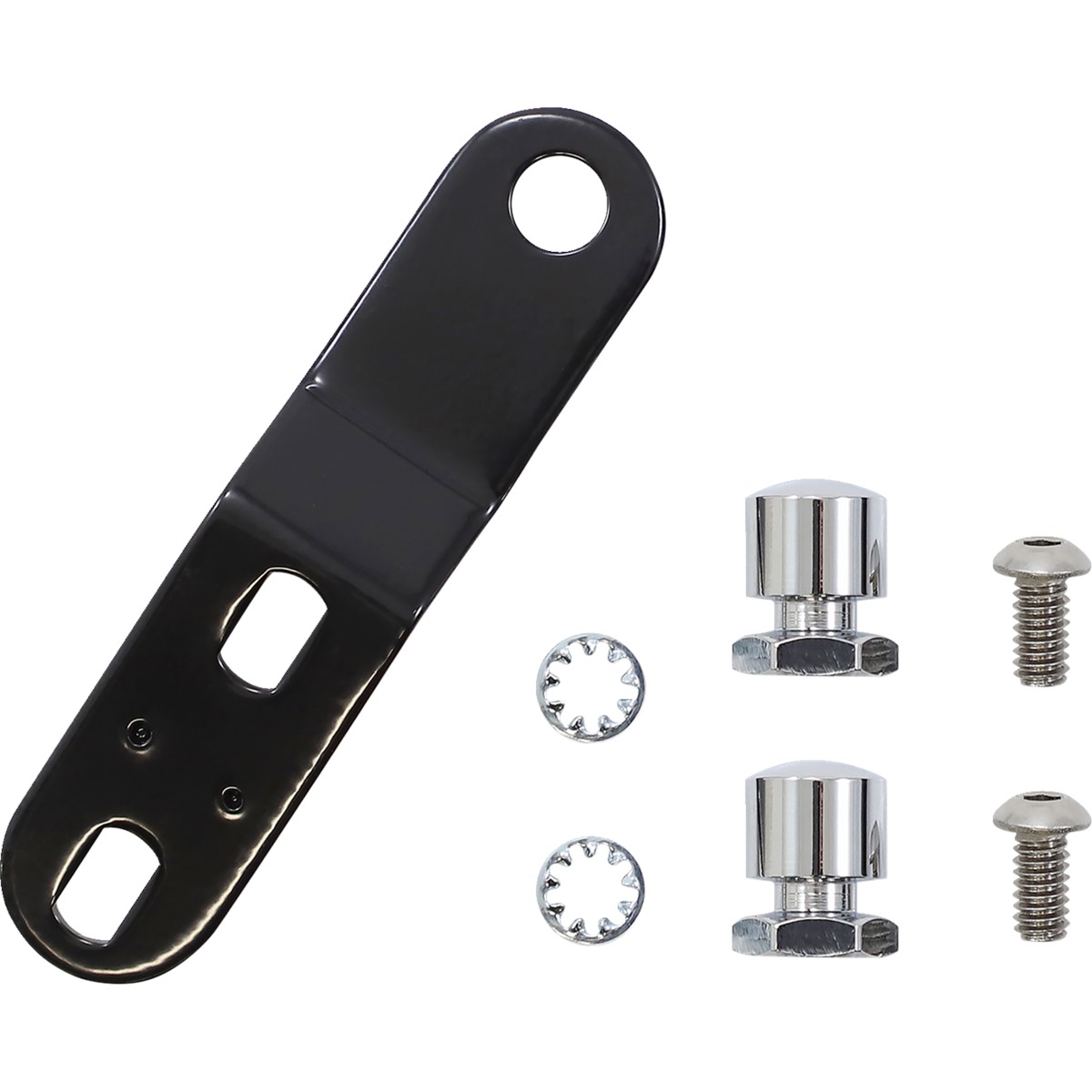 Le Pera Bare Bones Series Pillion Pad - White Piping