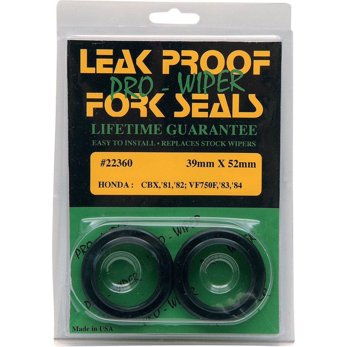 Leakproof Seals Pro Wipers