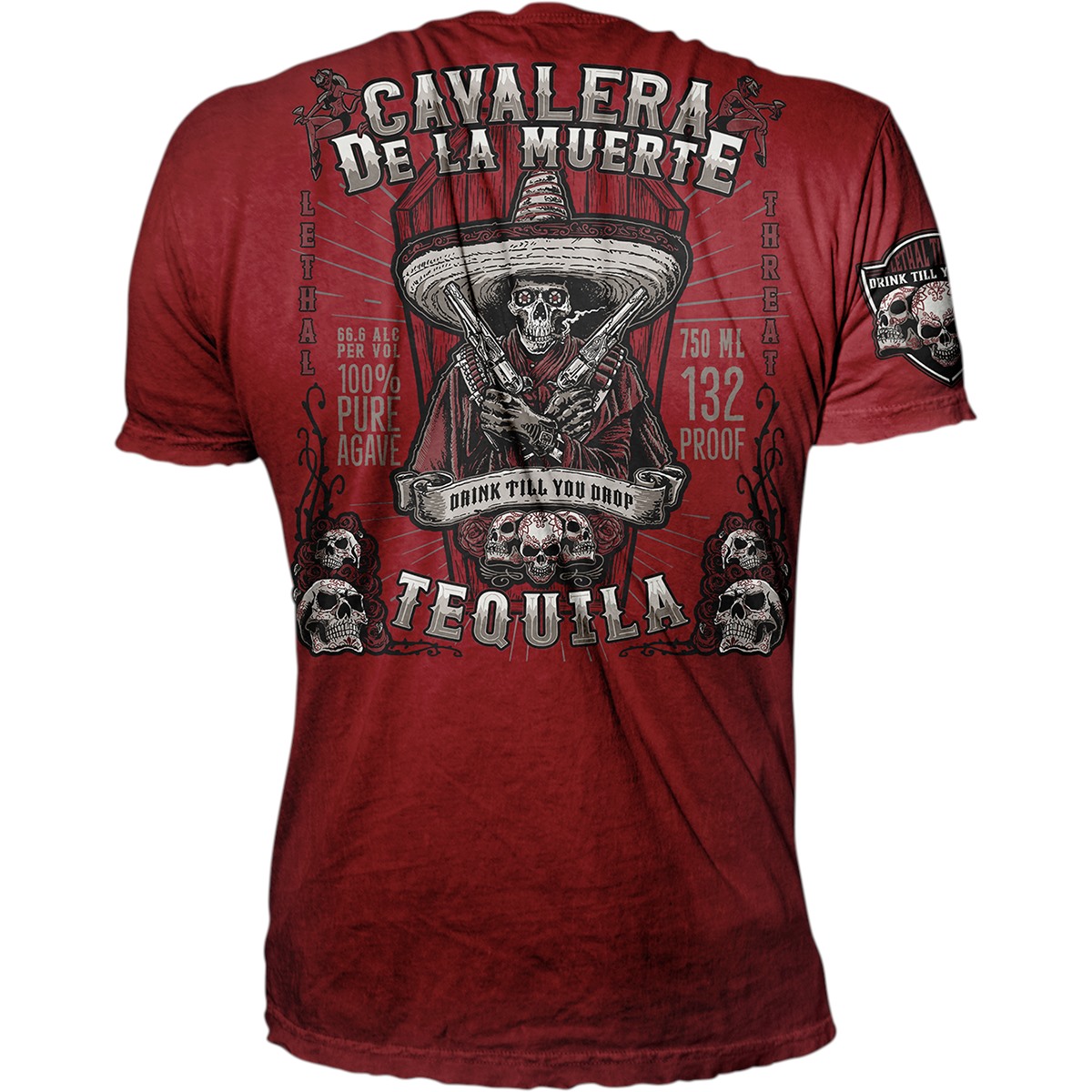 Lethal Threat Vintage Velocity Bandido Tequila T-Shirt