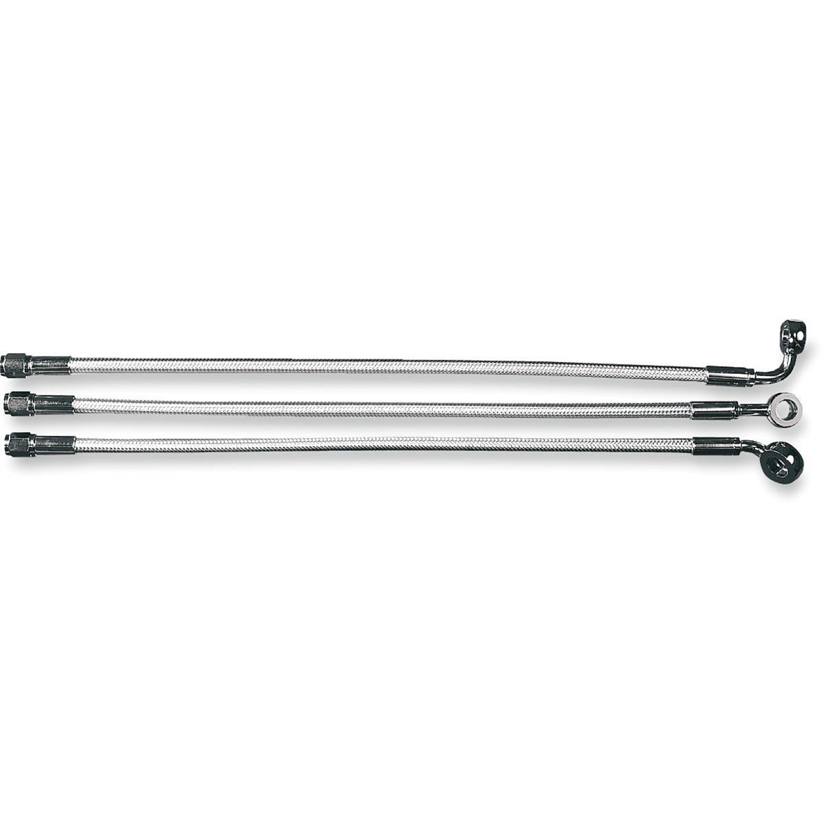 Designer Series Braided Non-ABS Front Brake Line Kit