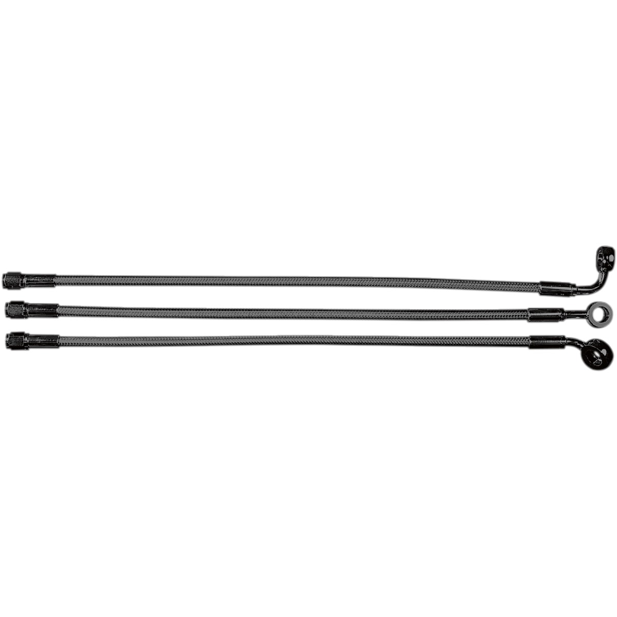 Magnum Shielding Alternate Length Designer Series Braided Non-ABS Front Upper Brake Line Kit