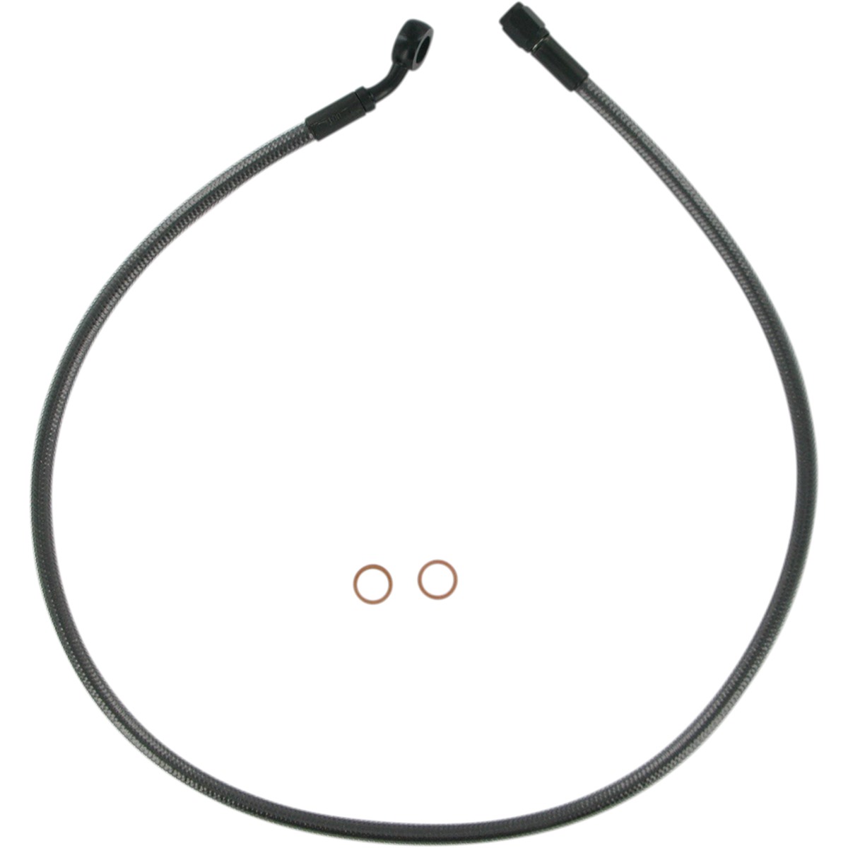 Magnum Shielding Alternate Length Designer Series Braided Non-ABS Front Upper Brake Line Kit
