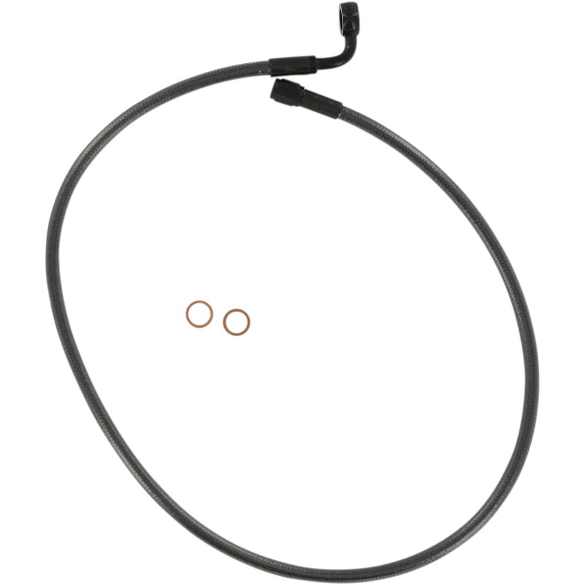 Magnum Shielding Alternate Length Designer Series Braided Non-ABS Front Upper Brake Line Kit