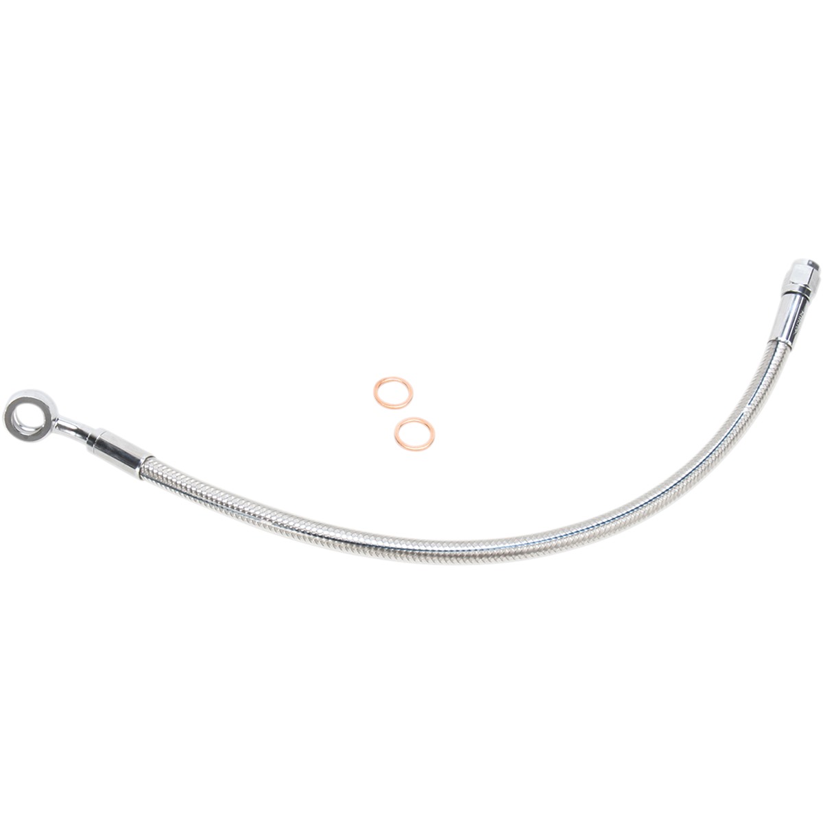 Magnum Shielding Alternate Length Designer Series Braided Non-ABS Front Upper Brake Line Kit