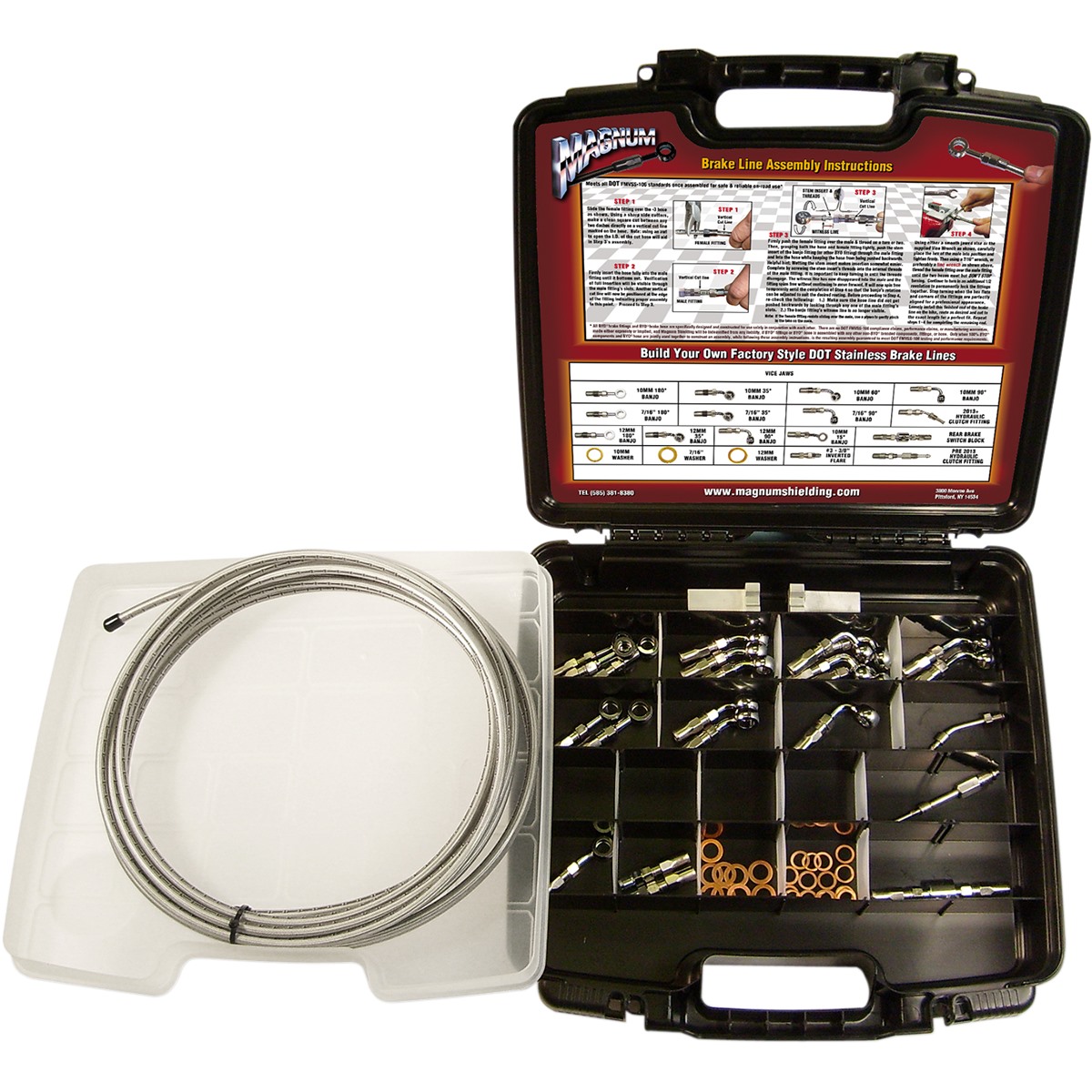Magnum Shielding BYO Build-Your-Own Brake Line Deluxe Kit