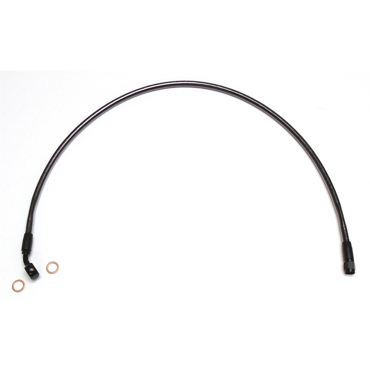 Magnum Shielding Alternate Length Designer Series Braided Non-ABS Front Upper Brake Line Kit
