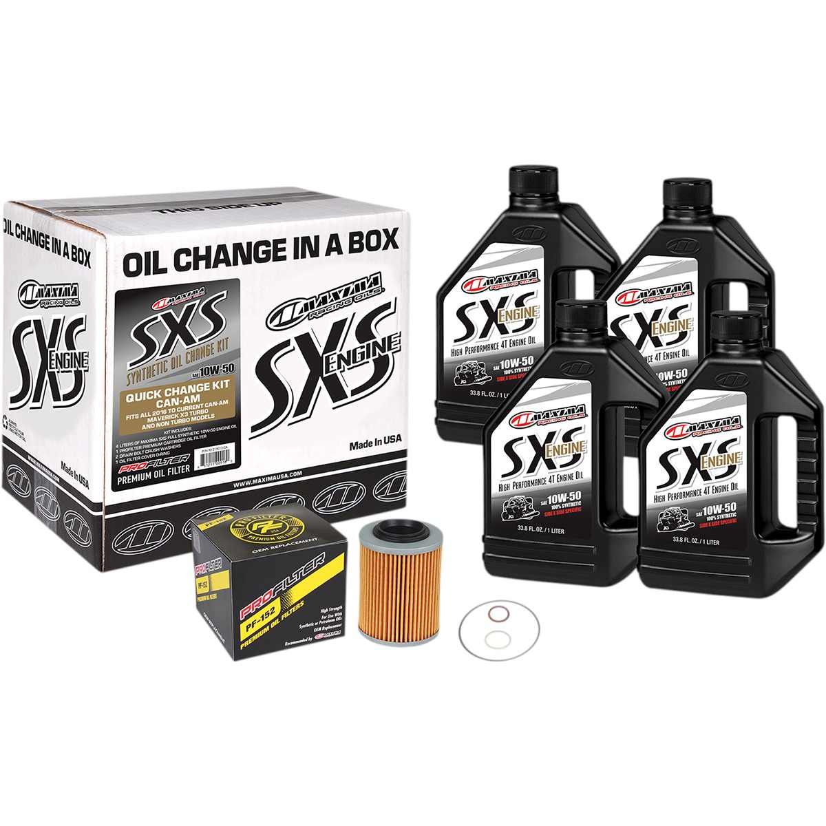 SXS/UTV Synthetic Quick Oil Change Kit