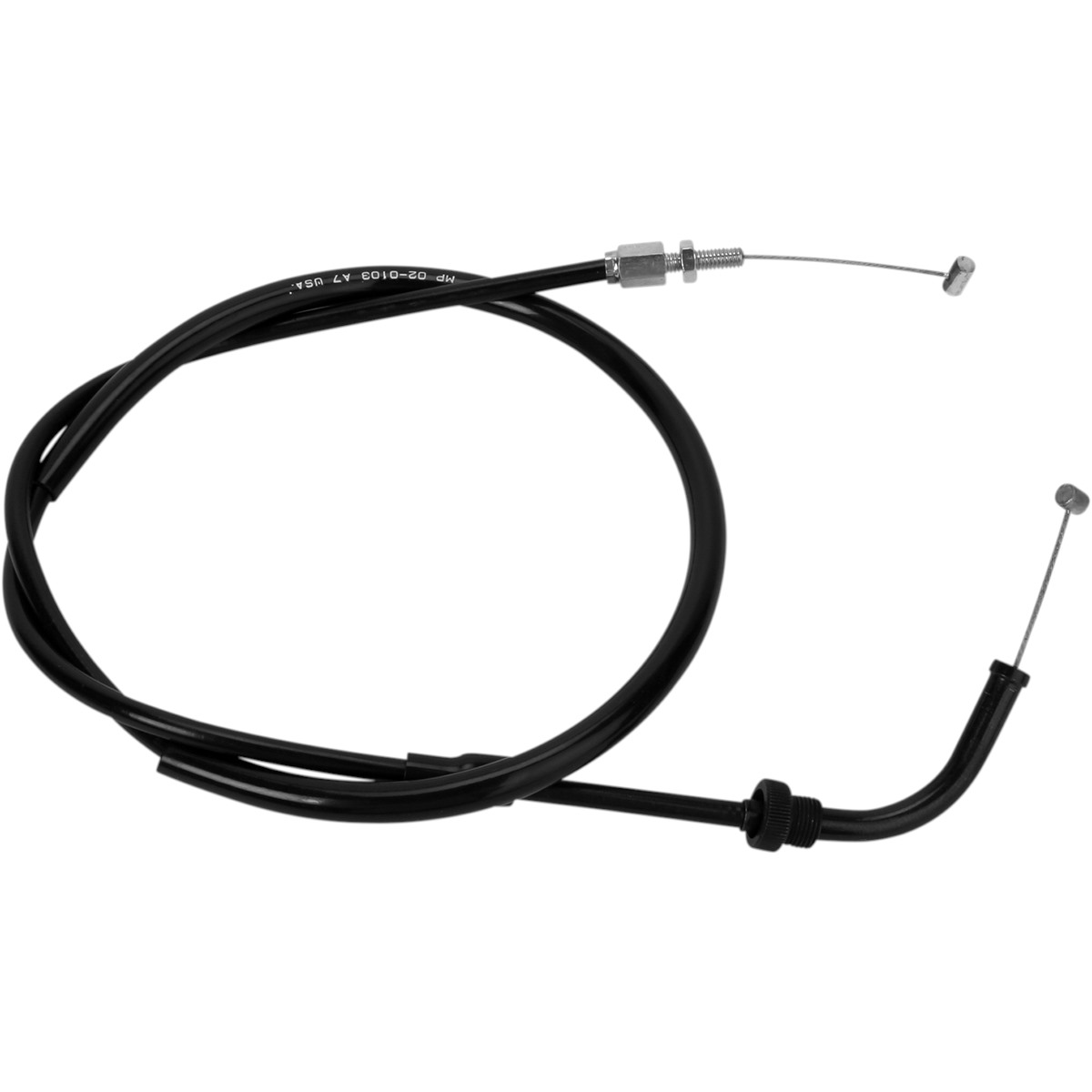Black Vinyl Throttle Cable