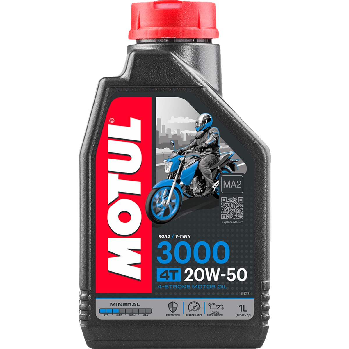 Motul 3000 Mineral 4T Engine Oil