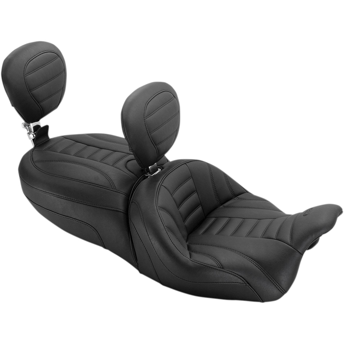 Mustang One-Piece Vintage 2-Up Touring Seat
