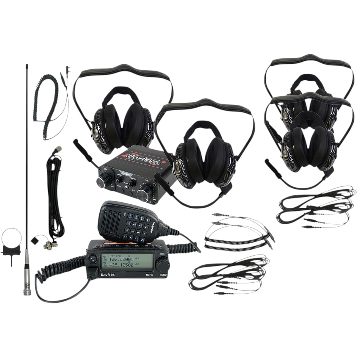 Navatlas Intercom/Radio Kit for 4 Seater - AdeptPowersports.com