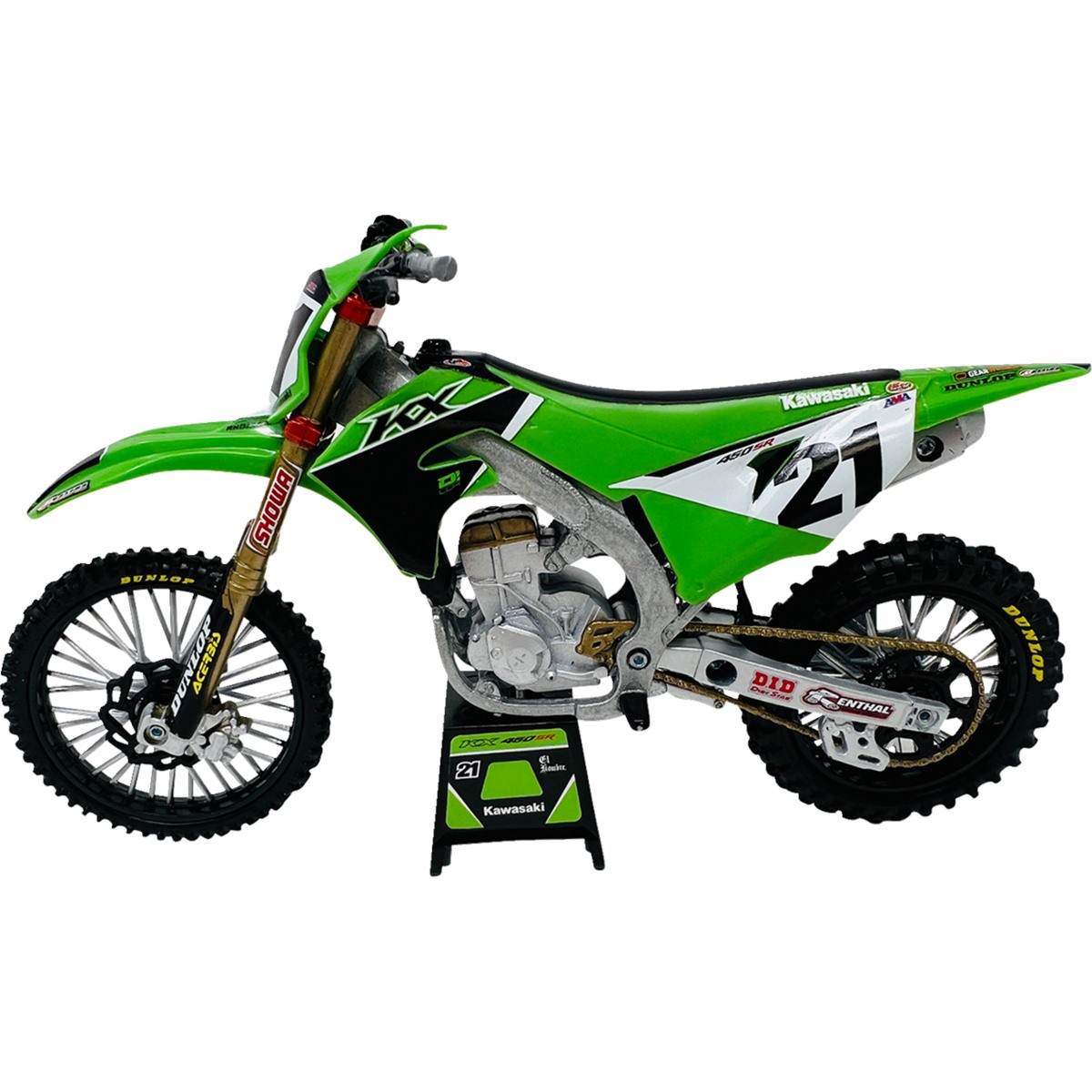 New-Ray Toys Kawasaki Race Team Bike