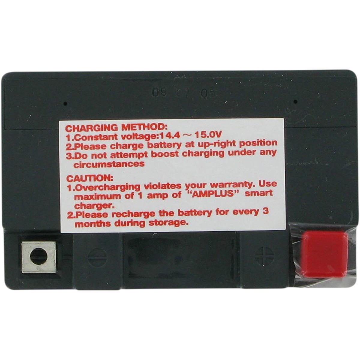 Parts Unlimited Factory-Activated AGM Maintenance-Free Battery