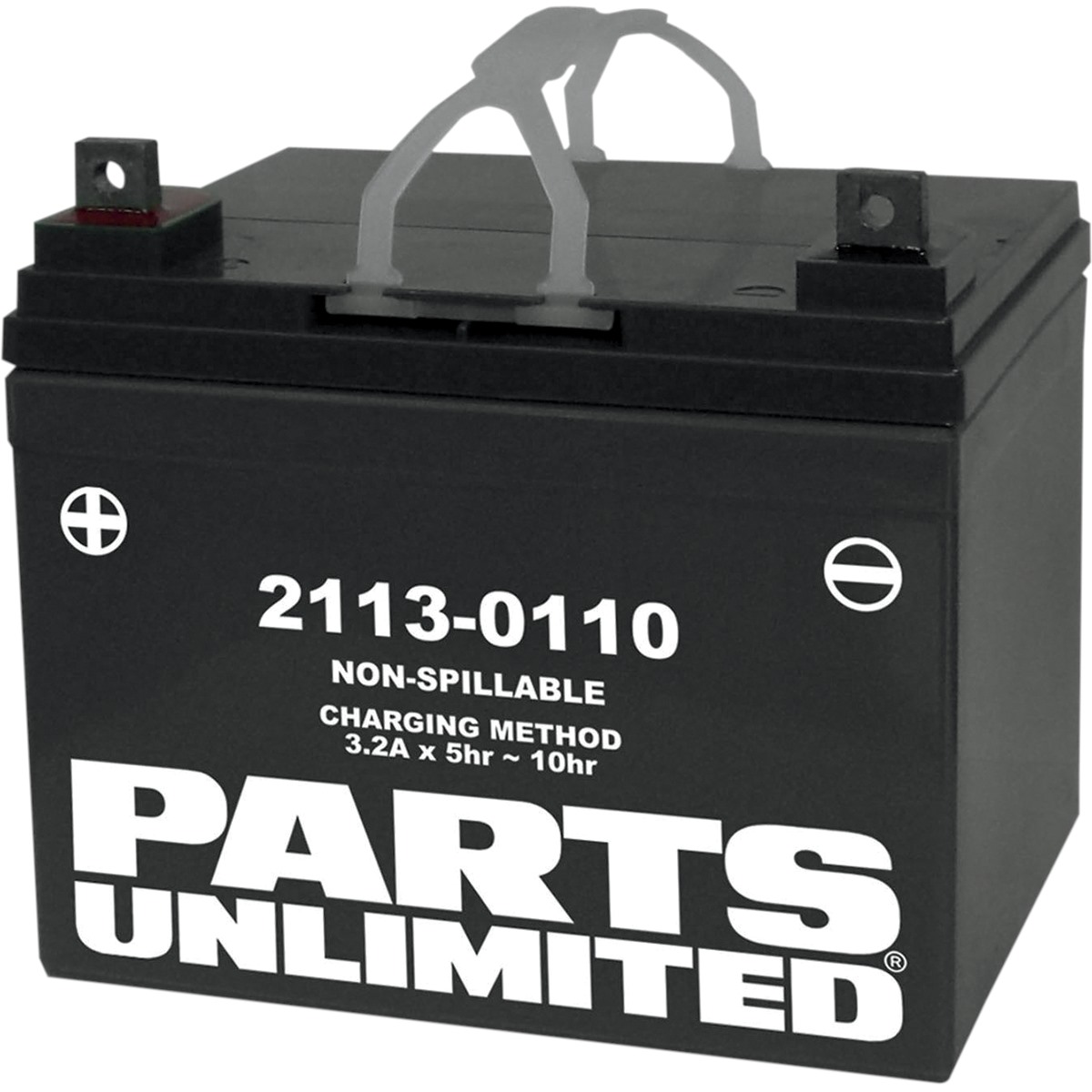 Parts Unlimited Factory-Activated AGM Maintenance-Free Battery