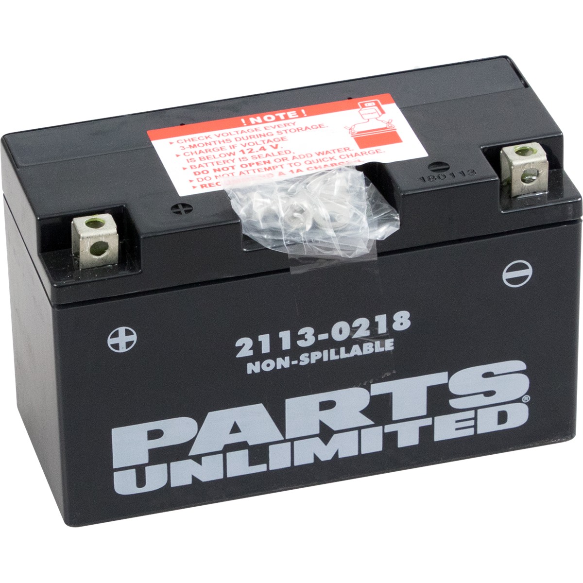 Parts Unlimited Factory-Activated AGM Maintenance-Free Battery