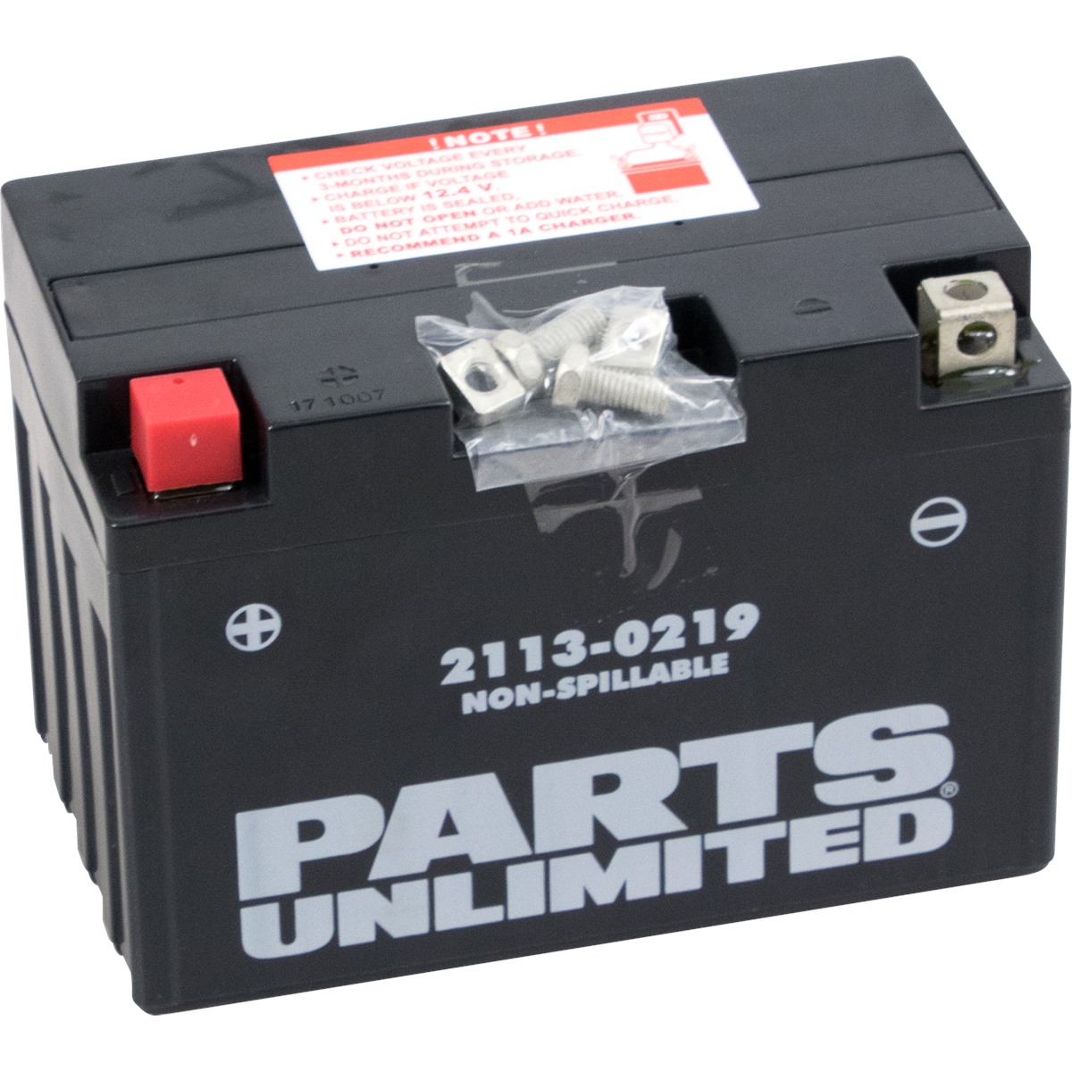 Parts Unlimited Factory-Activated AGM Maintenance-Free Battery