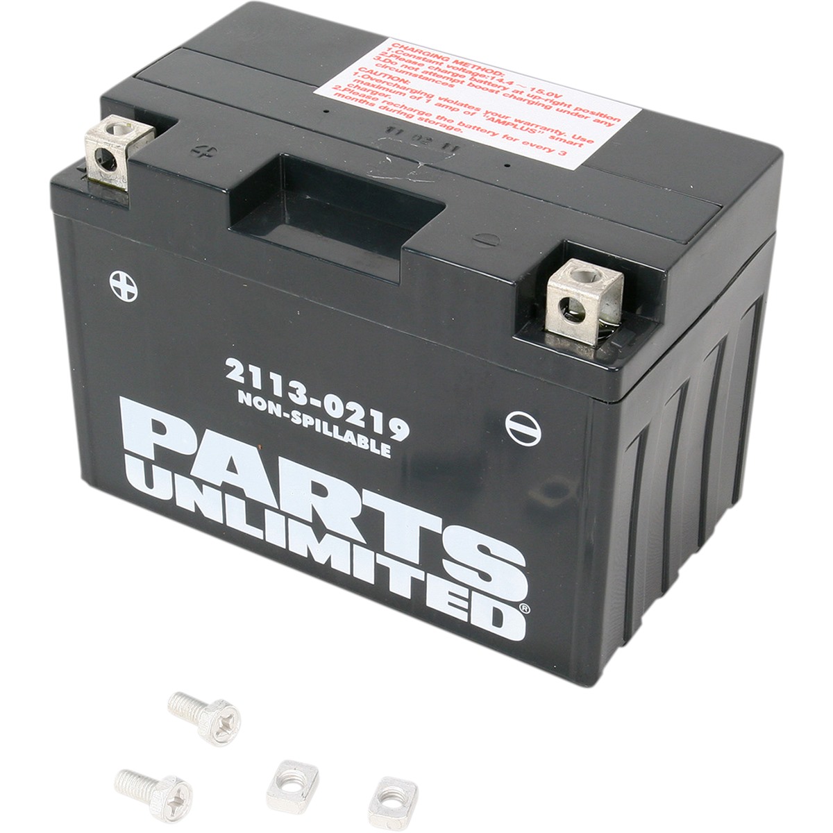 Parts Unlimited Factory-Activated AGM Maintenance-Free Battery