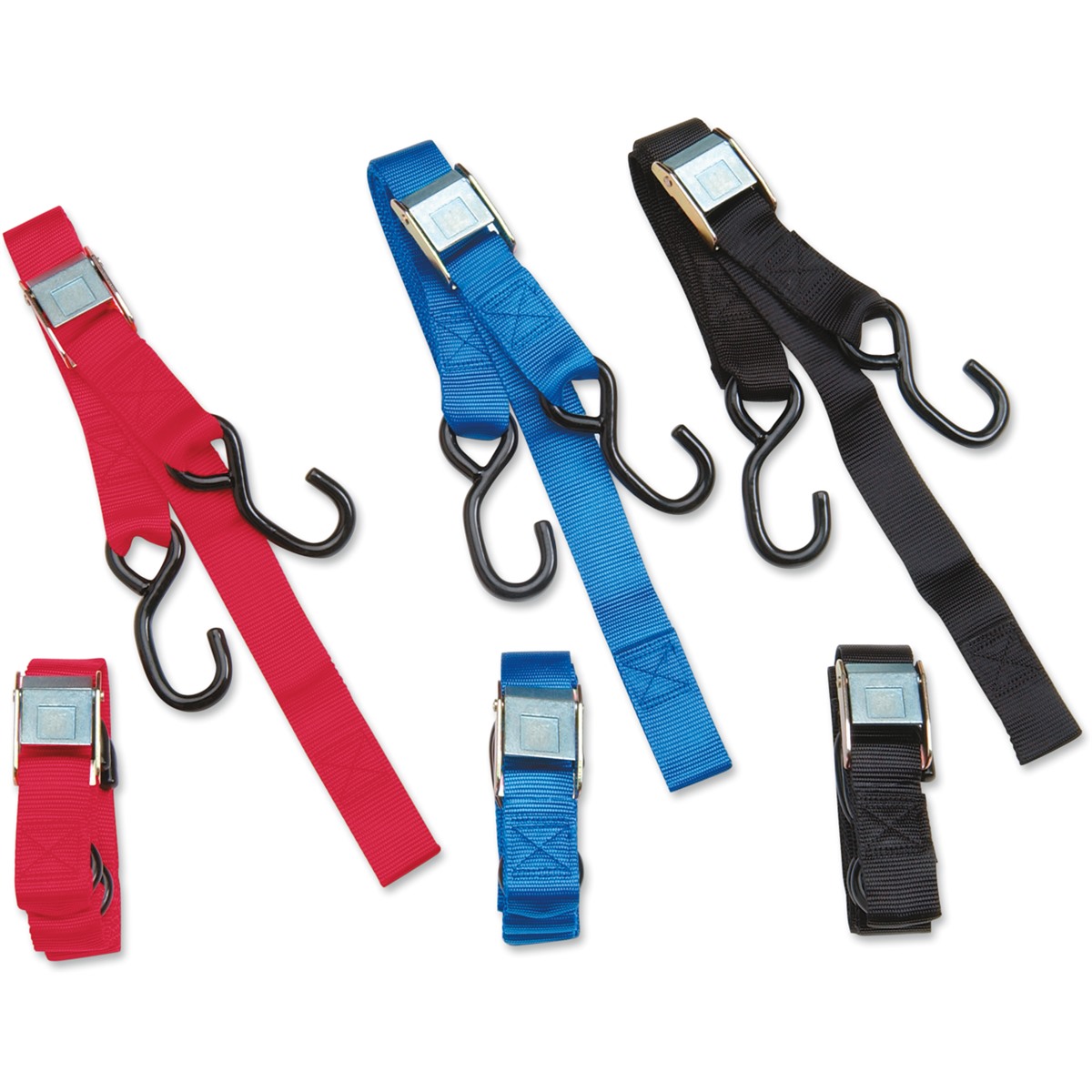 Parts Unlimited 1-1/2 Heavy-Duty Cam Buckle Tie-Downs with Built-In Assist