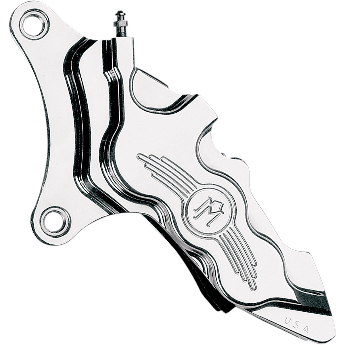 Six-Piston Differential-Bore Front Caliper