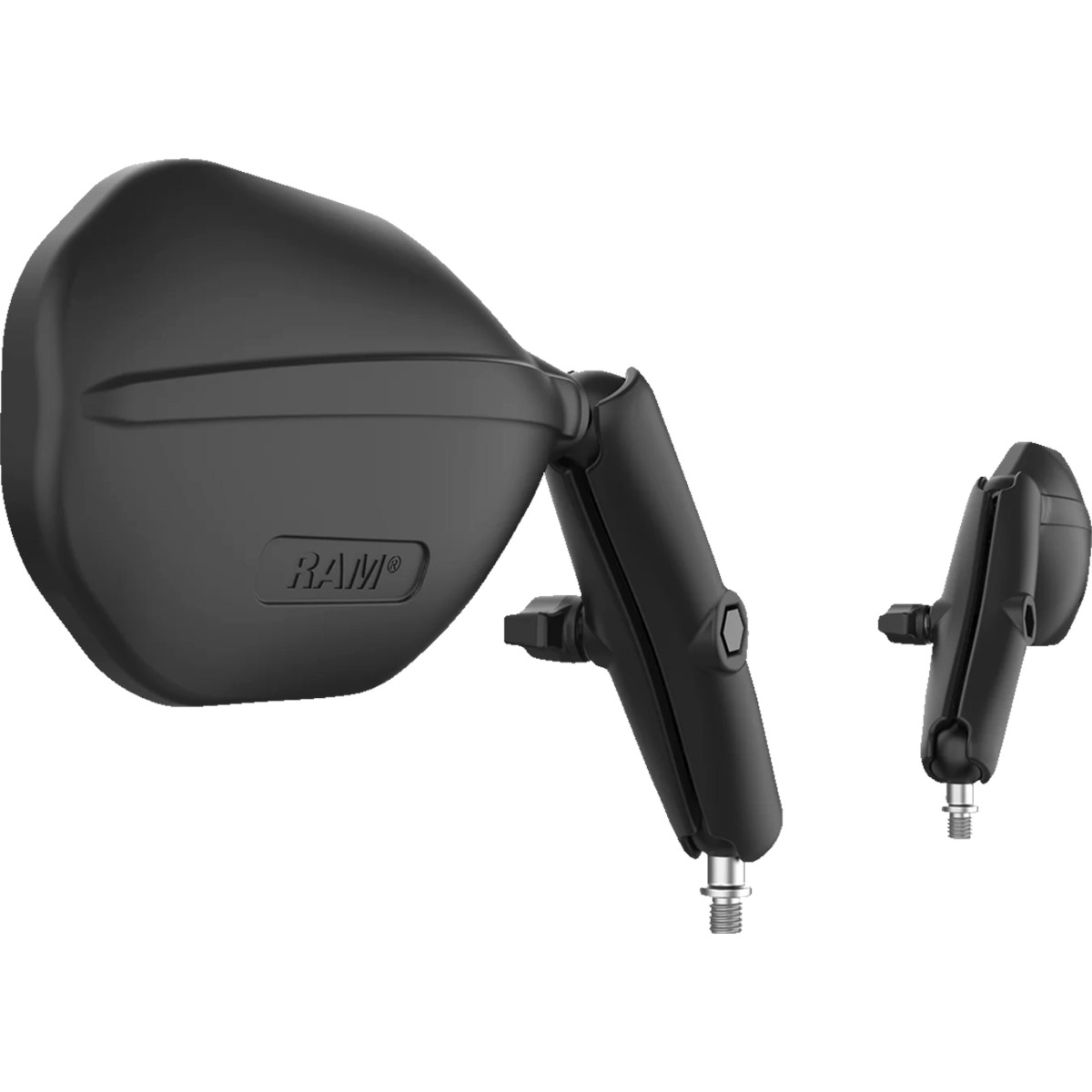 RAM Mounts Tough-Mirror Kit with M10-1.25 Bases - Long Arm