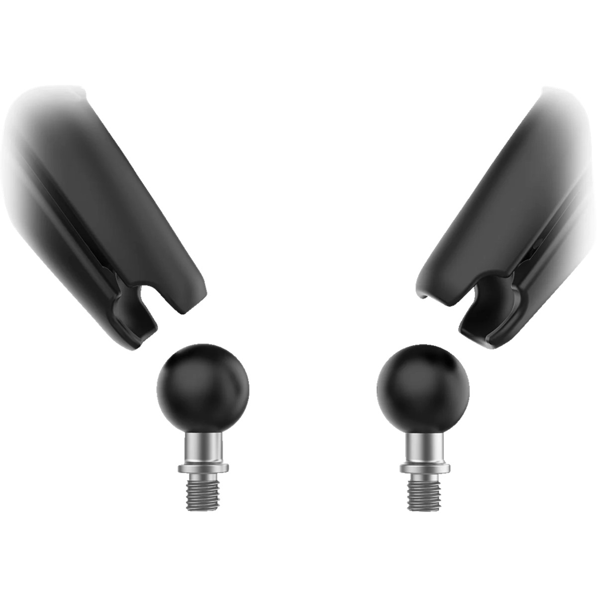 RAM Mounts Tough-Mirror Kit with M10-1.25 Bases - Long Arm
