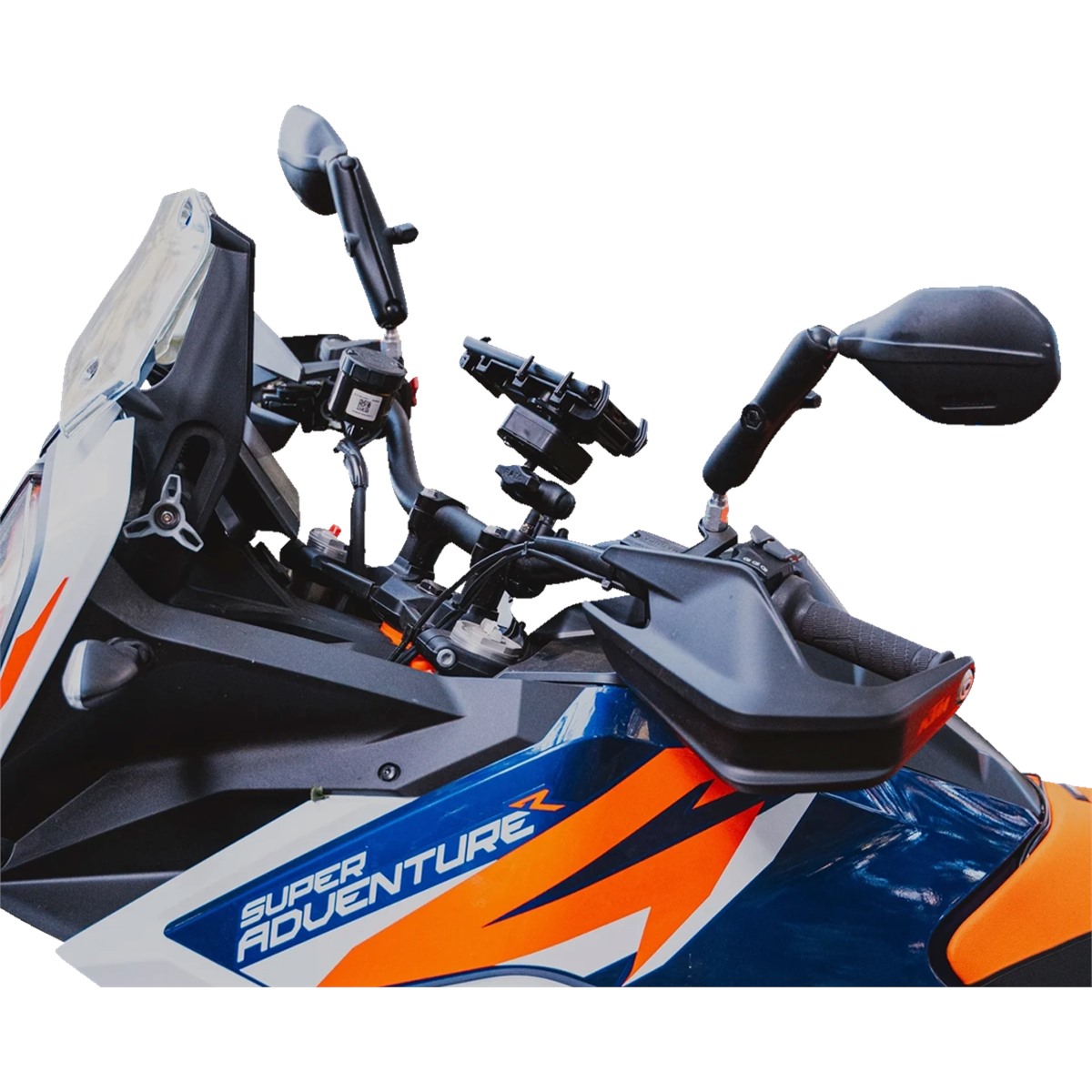 RAM Mounts Tough-Mirror Kit with M10-1.25 Bases - Long Arm