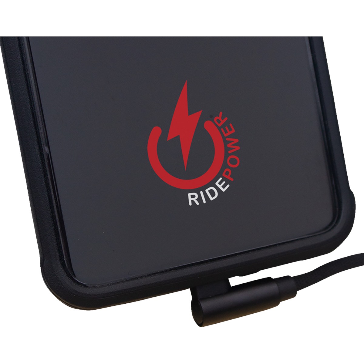Ridepower 18 90&deg; Male USB to 90&deg; Male USB-C Phone Charging Cable