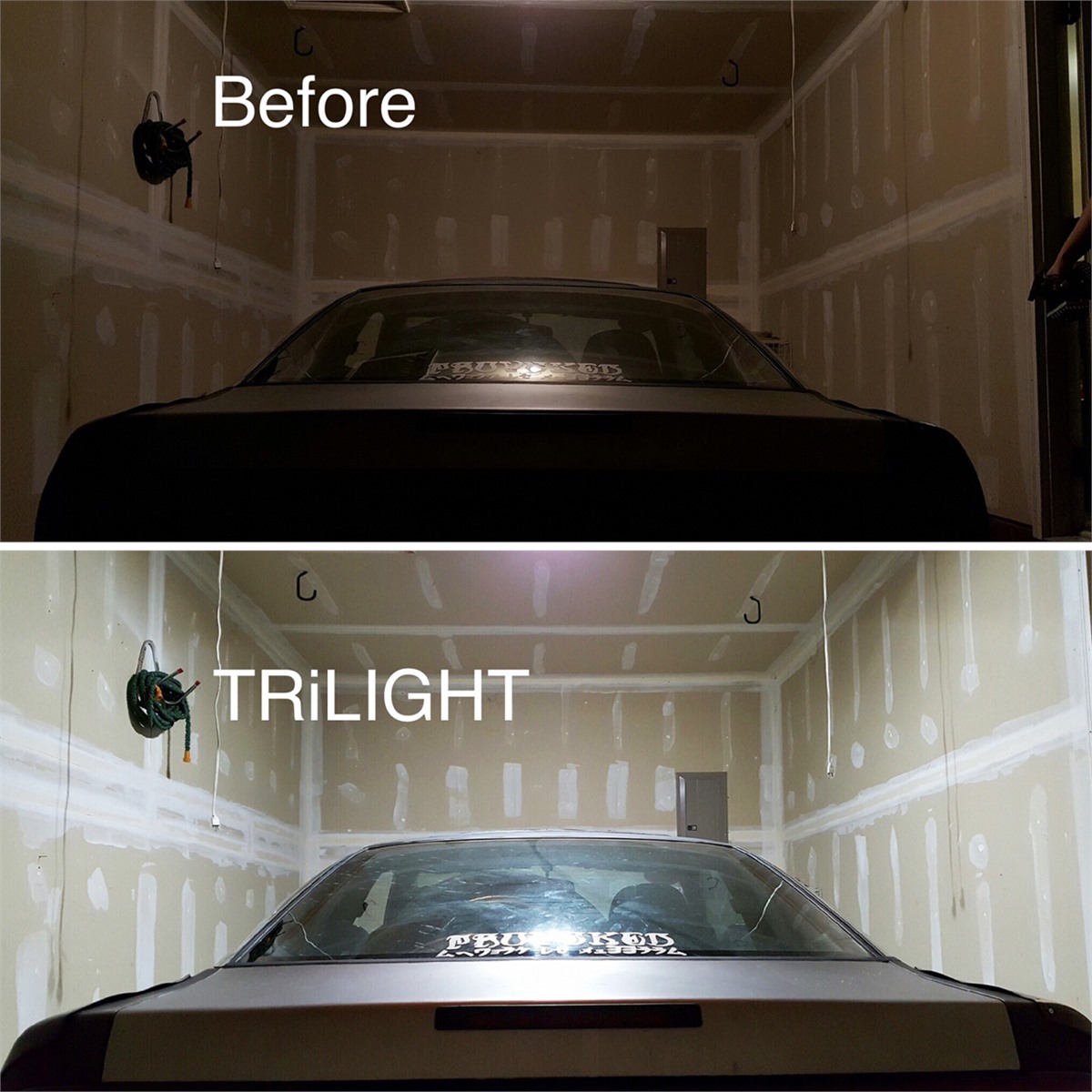 Risk Racing TRiLIGHT Motion Activated Garage/Attic/Basement/Home Ceiling Light