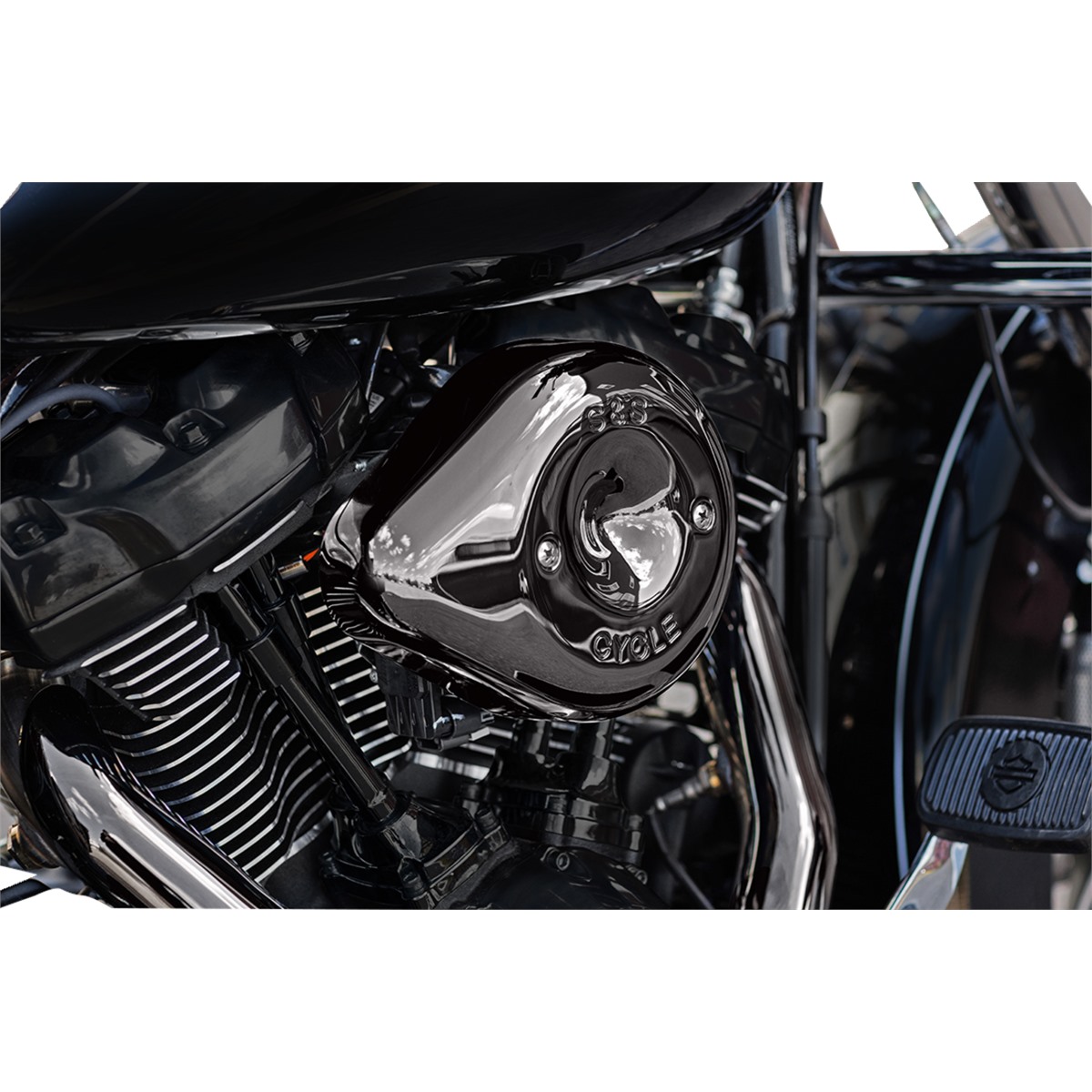 S&S Cycle Stealth Teardrop Air Cleaner Kit