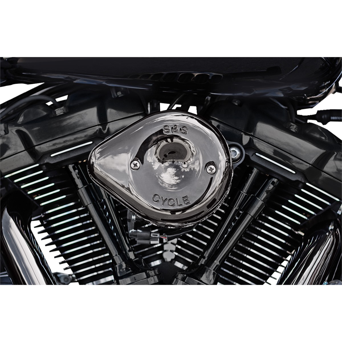 S&S Cycle Stealth Teardrop Air Cleaner Kit