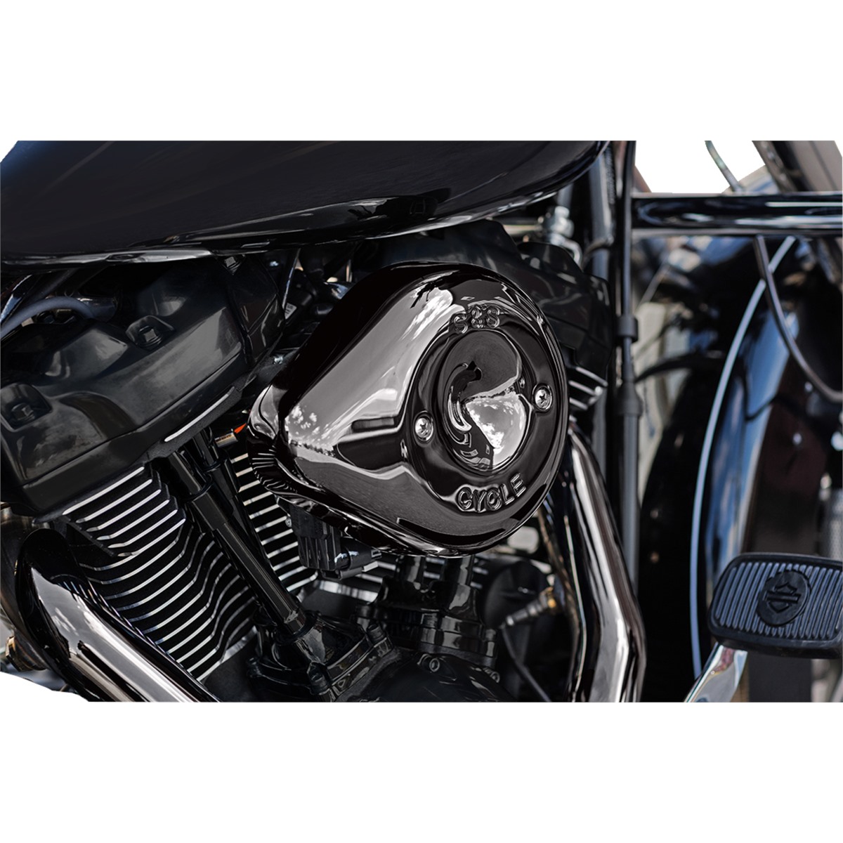S&S Cycle Stealth Teardrop Air Cleaner Cover
