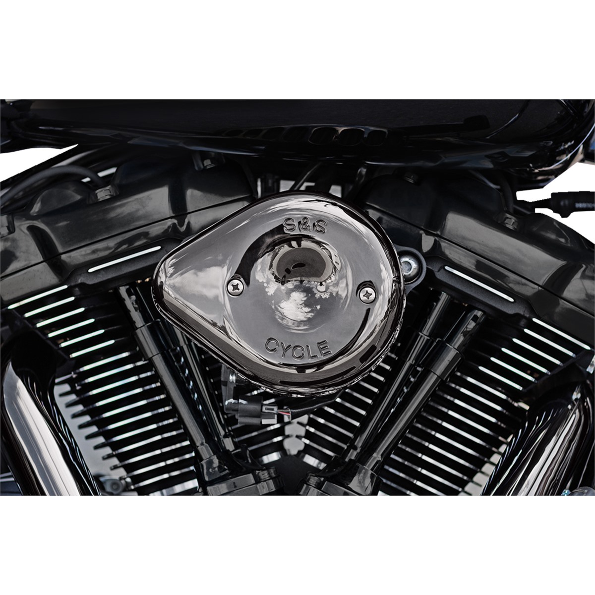 S&S Cycle Stealth Teardrop Air Cleaner Cover