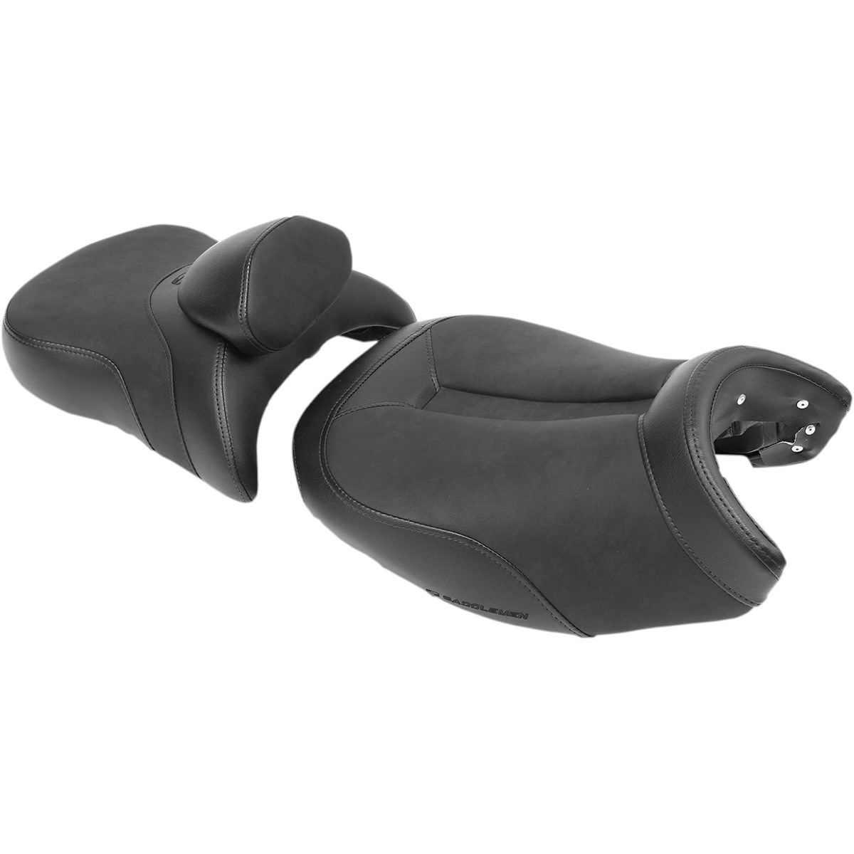 Saddlemen Adventure Track 2-Up Seat - Lumbar Backrest/Low Profile, 2-Up Seat