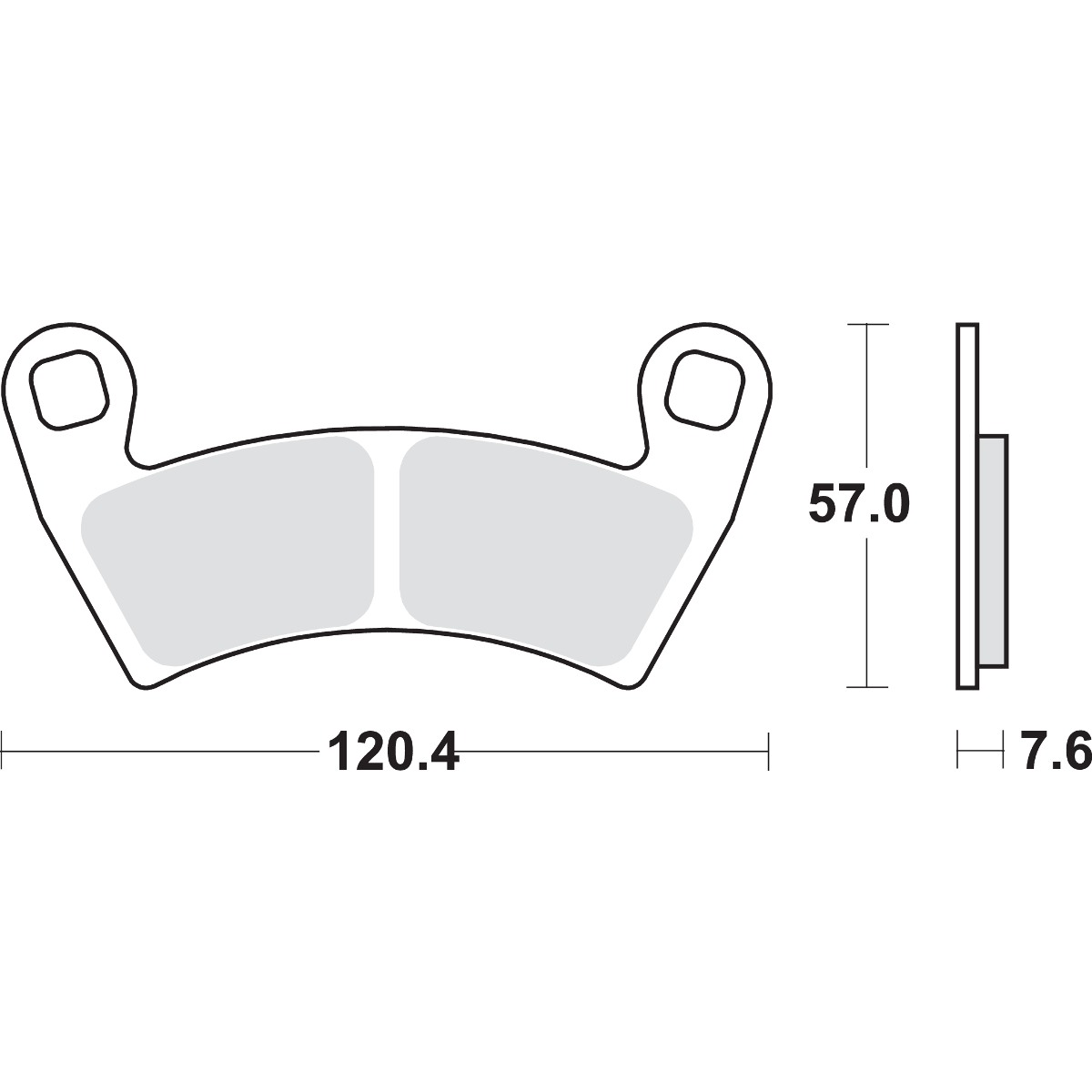 SBS SI Offroad Sintered Brake Pads
