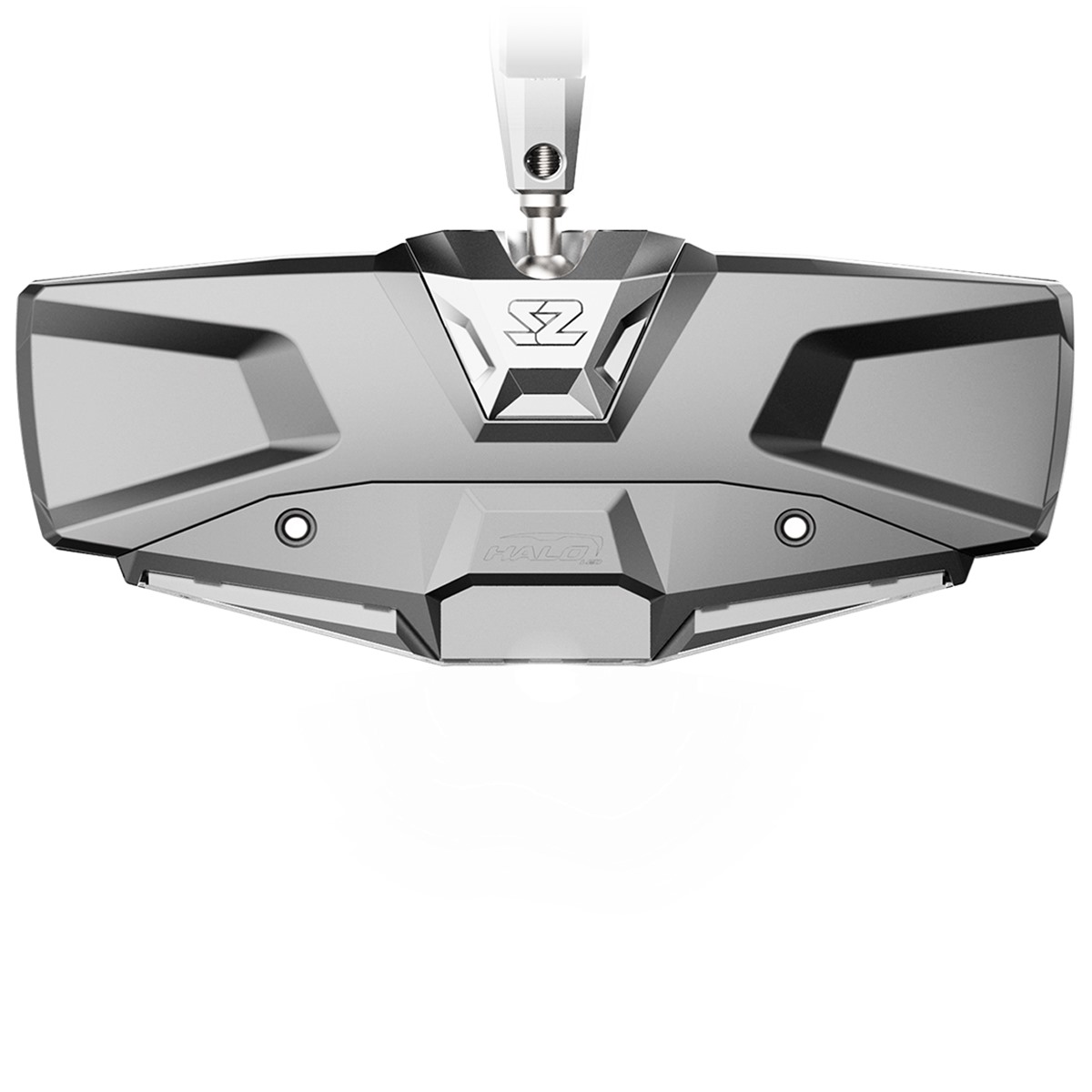 Seizmik Halo R Rear View Mirror with Cast Aluminum Bezel/LED Cabin Light - Pro Fit