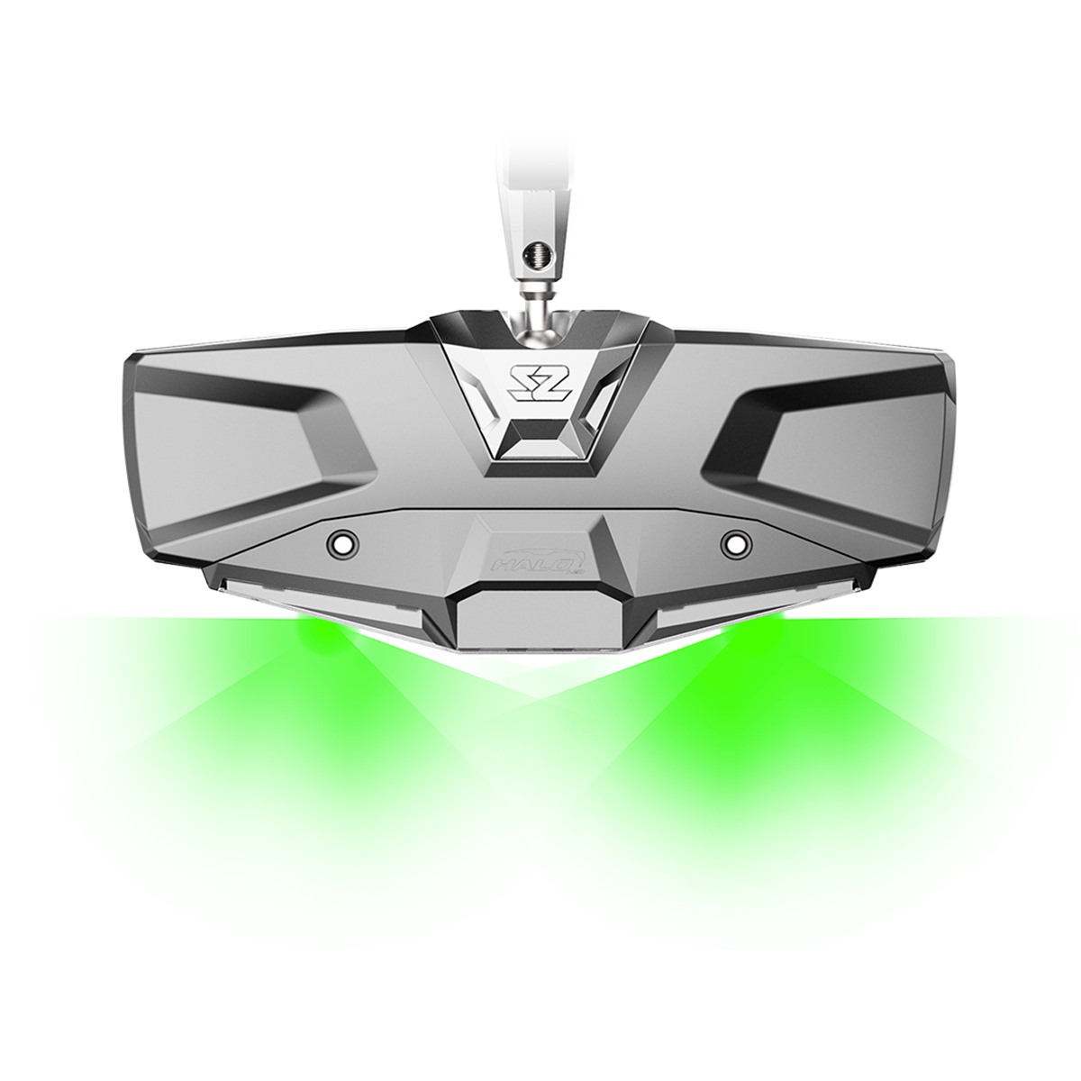 Seizmik Halo R Rear View Mirror with Cast Aluminum Bezel/LED Cabin Light - Pro Fit