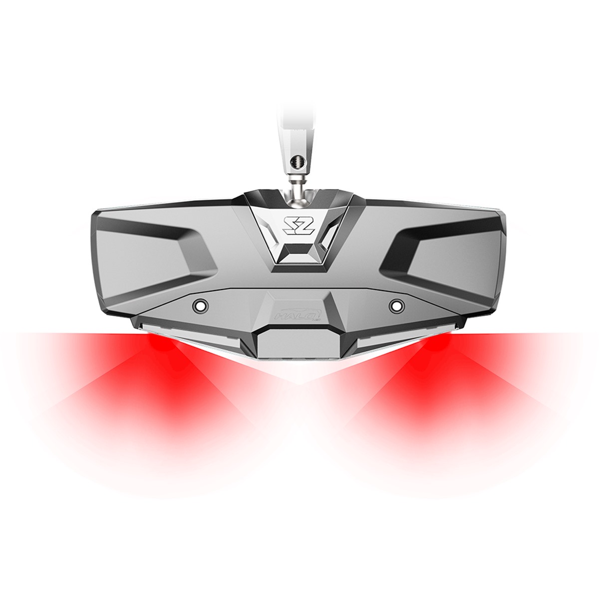Seizmik Halo R Rear View Mirror with Cast Aluminum Bezel/LED Cabin Light - Pro Fit