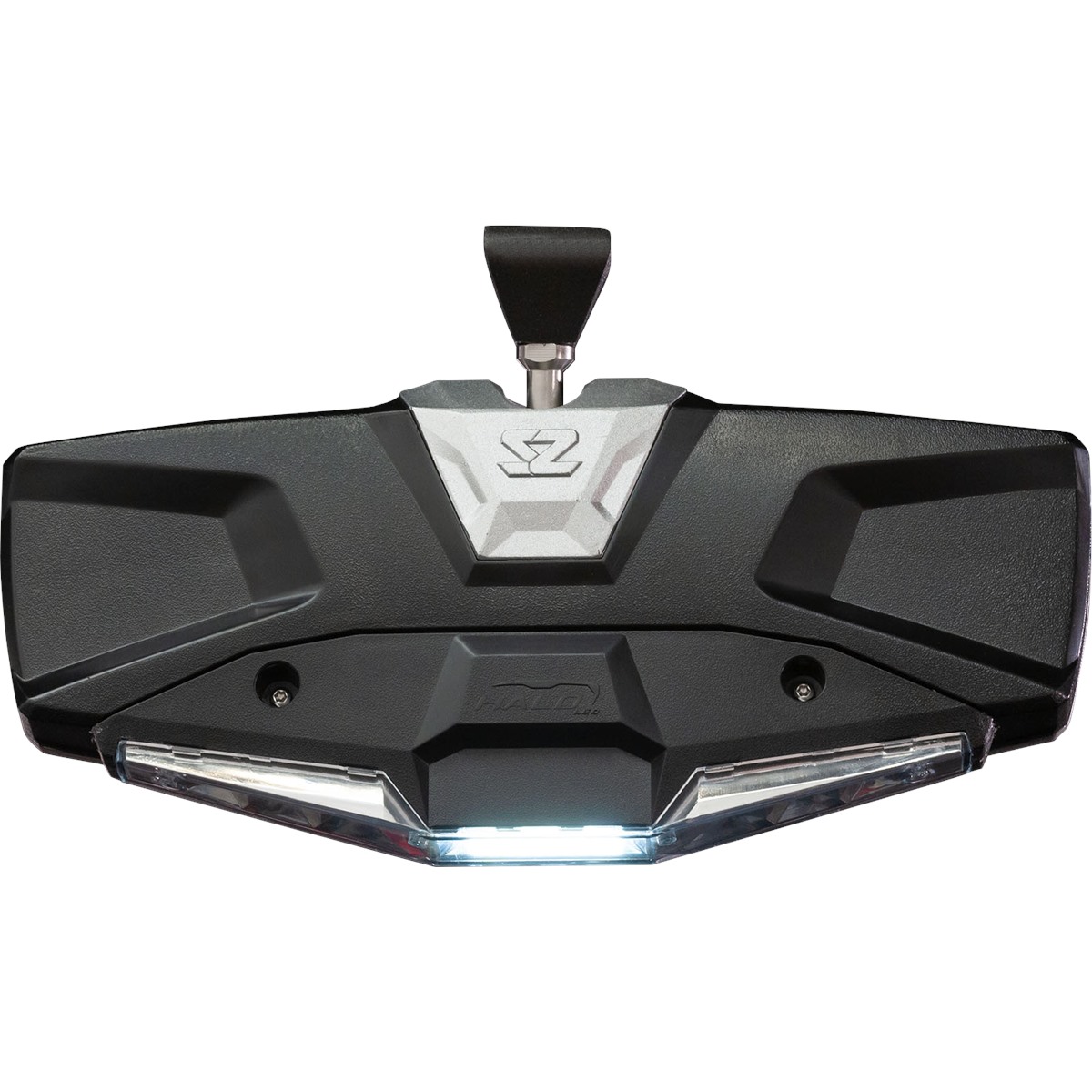 Seizmik Halo R Rear View Mirror with Cast Aluminum Bezel/LED Cabin Light - Maverick X3
