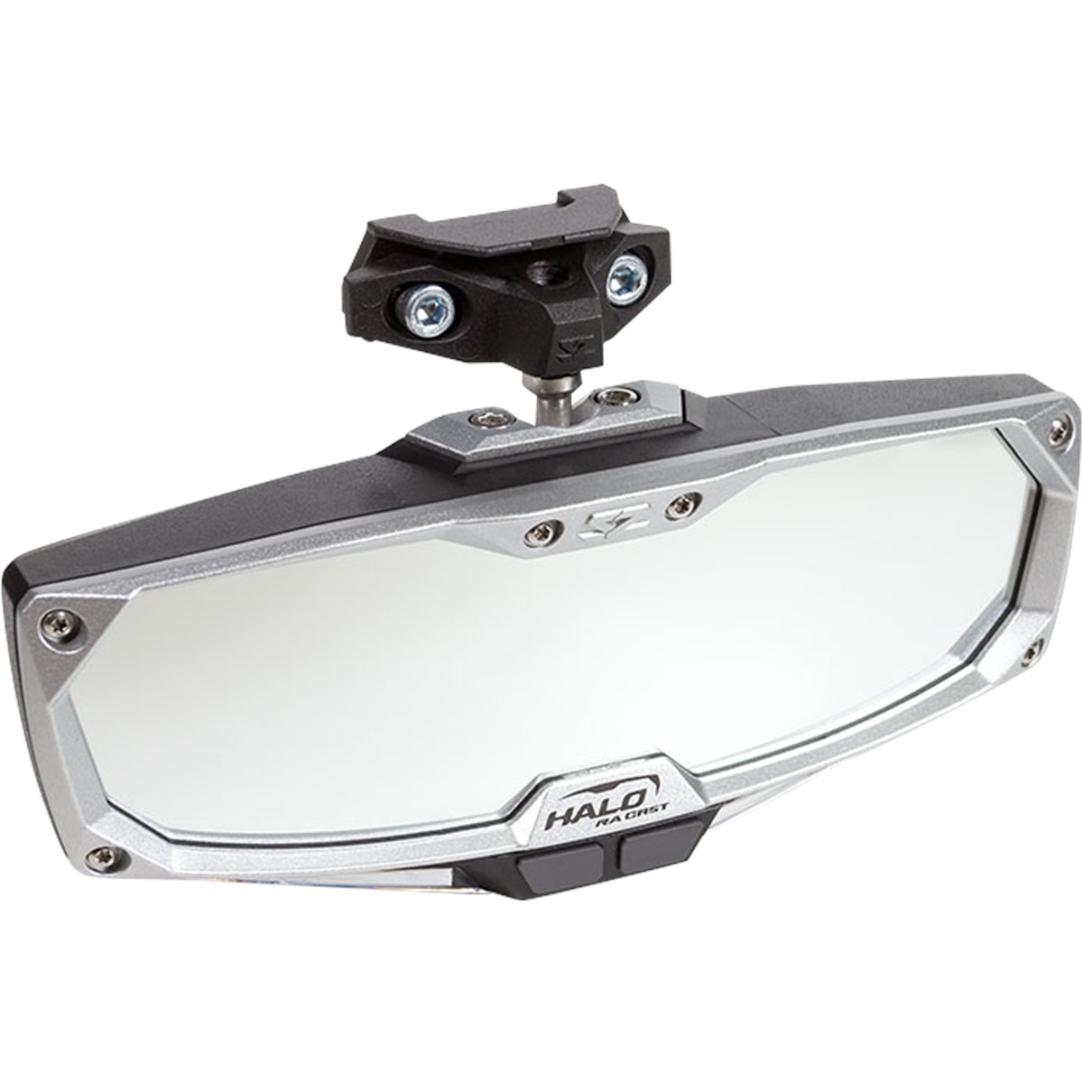 Seizmik Halo R Rear View Mirror with Cast Aluminum Bezel/LED Cabin Light - Pro XP