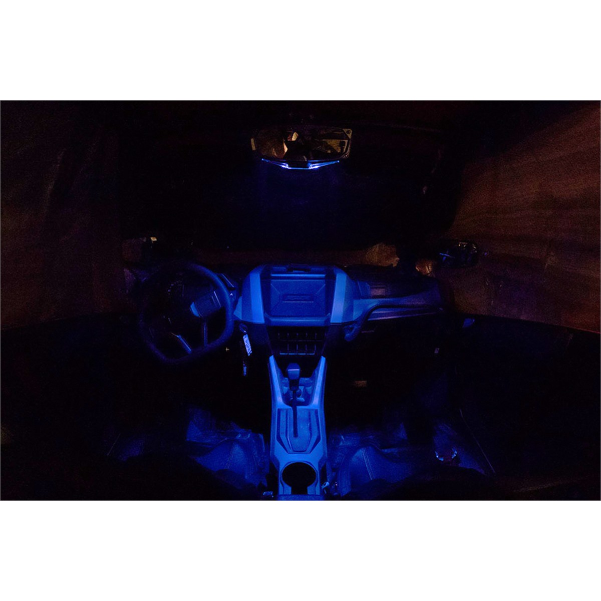 Seizmik Halo R Rear View Mirror with Cast Aluminum Bezel/LED Cabin Light - Pro XP