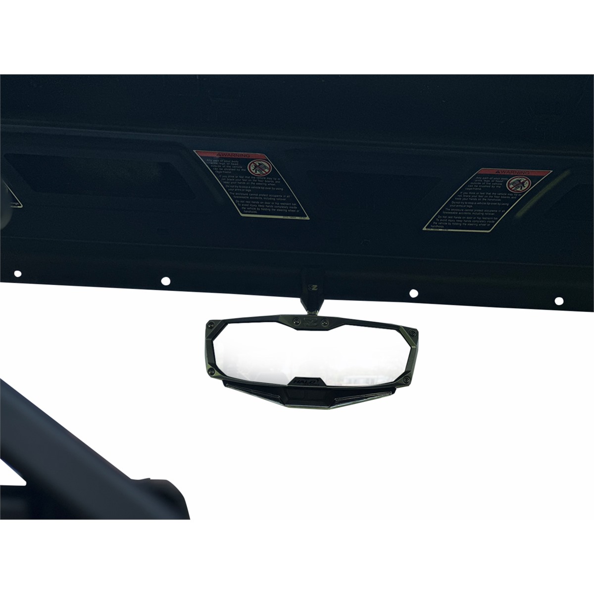 Seizmik Halo R Rear View Mirror with Cast Aluminum Bezel/LED Cabin Light - CF Moto